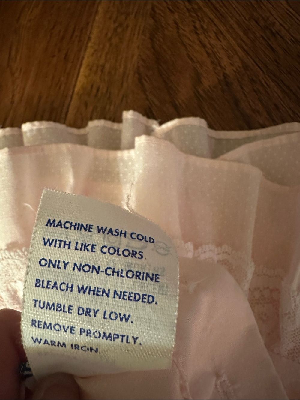 Vintage Polly Flinders Hand-Smocked Heirloom Baby Dress, Pink, Size 9 Months - Picture 8 of 12